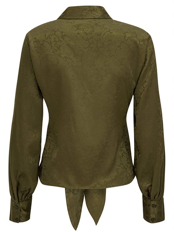 Karmamia Lee Skjorte, Army Paisley Jacquard